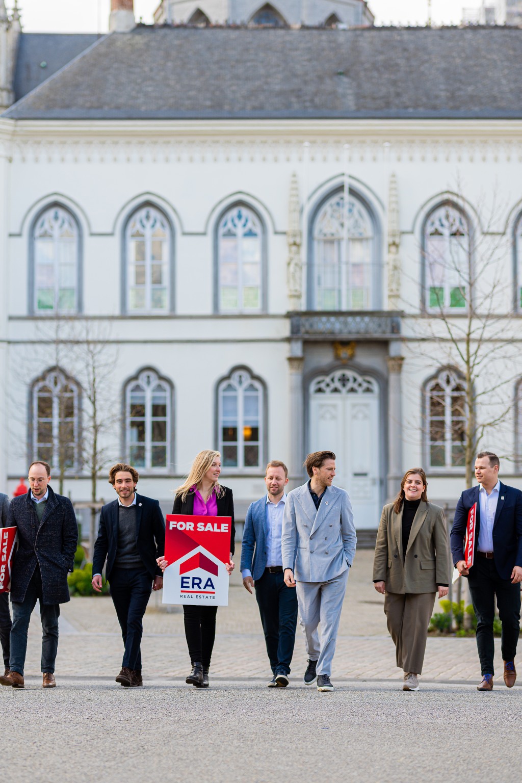 ERA real estate agents in a row